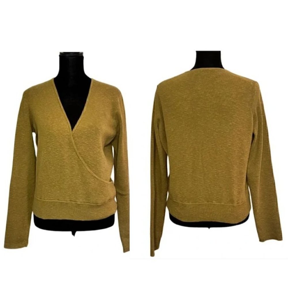 Madewell Long Sleeve V Neck Wrap Sweater (Womens M)